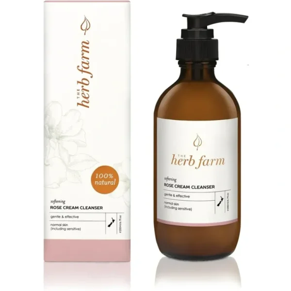Outlet The Herb Farm Softening Rose Cream Cleanser 200ml - GlowEssence Care - Embrace the Essence of Radiance with Premium Skincare Solutions