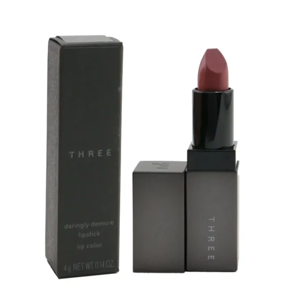 Outlet THREE Daringly Demure Lipstick - # 12 World Around 4g/0.14oz - GlowEssence Care - Embrace the Essence of Radiance with Premium Skincare Solutions