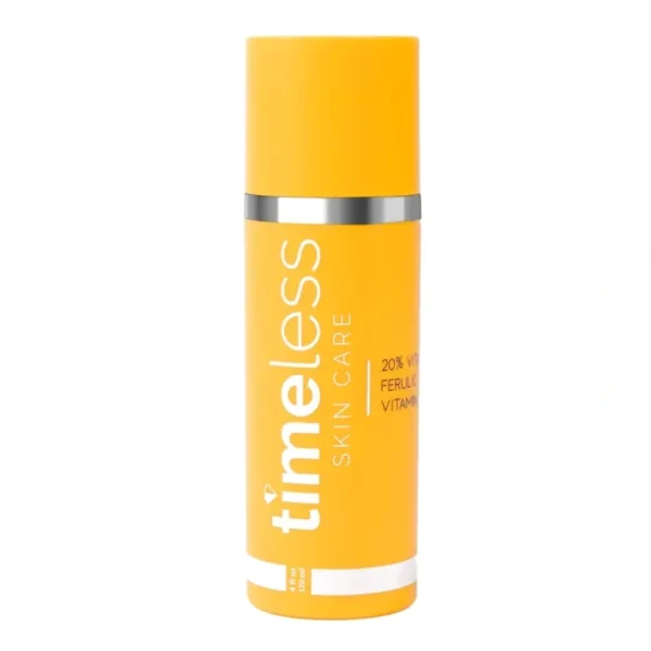 Online Timeless Skin Care 20% Vitamin C Serum + Vitamin E + Ferulic Acid 120ml/4oz - GlowEssence Care - Embrace the Essence of Radiance with Premium Skincare Solutions