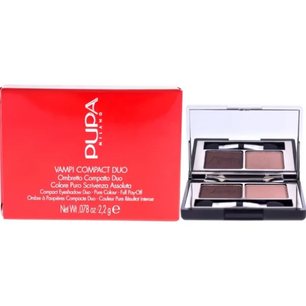 Sale Vamp! Compact Duo Eyeshadow - 004 Bronze Amber by Pupa Milano for Women - 0.078 oz Eye Shadow - GlowEssence Care - Embrace the Essence of Radiance with Premium Skincare Solutions