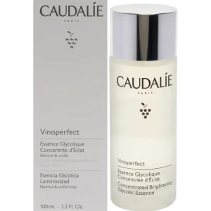 Online Vinoperfect Concentrated Brightening Glycolic Essence by Caudalie for Women - 3.3 oz Serum - GlowEssence Care - Embrace the Essence of Radiance with Premium Skincare Solutions