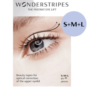 Clearance WONDERSTRIPES (S+M+L) Beauty Patches - orginal upper eyelid lifting tape 84 patches - GlowEssence Care - Embrace the Essence of Radiance with Premium Skincare Solutions