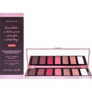 Outlet Zero Calorie Chocolate Eyeshadow Palette - 002 Ruby Chocolate by Pupa Milano for Women - 0.329 oz Eye Shadow - GlowEssence Care - Embrace the Essence of Radiance with Premium Skincare Solutions